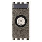 PRESA TV-RD-SAT PASSANTE METAL - VIMAR 19300.10.M - VIMAR 19300.10.M - VIMAR 19300.10.M product photo