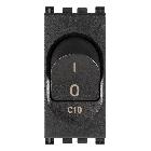 INTERRUTTORE MT 1P+N C10 120-230V GRIGIO - VIMAR 19405.10 - VIMAR 19405.10 product photo