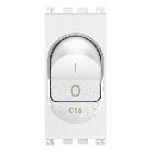 INTERRUTTORE MAGNETOTERMICO 1P+N C16 120-230V BIANCO - VIMAR 19405.16.B product photo