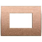 PLACCA CLASSIC 3M RAME SPAZZOLATO - VIMAR 19653.11 - VIMAR 19653.11 product photo