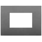 PLACCA CLASSIC 3 MODULI GRIGIO - VIMAR 19653.72 product photo