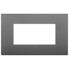 PLACCA CLASSIC 4 MODULI GRIGIO - VIMAR 19654.72 product photo