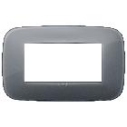 ARKE'-PLACCA ROUND 4M TECNOP.REFLEX GRIGIO FUM - VIMAR 19684.61 - VIMAR 19684.61 product photo