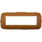 ARKE'-PLACCA ROUND 7M TECNOP.REFLEX CARAMEL - VIMAR 19687.62 - VIMAR 19687.62 product photo