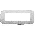 ARKE'-PLACCA ROUND 7M TECNOP.SILVER - VIMAR 19687.89 - VIMAR 19687.89 product photo