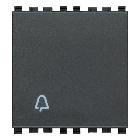 EIKON-PULS.1P NO 10A SIMB.CAMPANELLO 2M GRIGIO - VIMAR 20008.2.C product photo