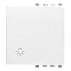 EIKON-TASTO 2M ILLUMIN.SIMB.LUCE BIANCO - VIMAR 20022.L.B - VIMAR 20022.L.B product photo