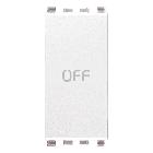 EIKON-PULSANTE 1P NO+NC 10A SIMBOLO OFF BIANCO - VIMAR 20056.33.B product photo