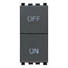 EIKON-2 PULS.INDIP.NO+NC 10A GRIGIO - VIMAR 20058 product photo