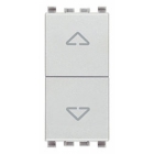 PULSANTI DUE INTERBLOCCATI 1P NO + 1P NO 10 A 250 V~ CON FRECCE DIREZIONALI NEXT - VIMAR 20062.N product photo