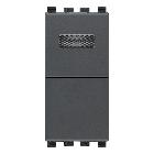 EIKON-PULS.1P NO 10A+SPIA BIANCA GRIGIO - VIMAR 20068.B - VIMAR 20068.B product photo