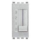 EIKON-COMMUTRATORE SLITTA 1P 6(2)A NEXT - VIMAR 20095.N - VIMAR 20095.N product photo