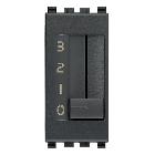 EIKON-COMMUTRATORE SLITTA 1P 6(2)A GRIGIO - VIMAR 20095 product photo