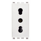 BPRESA SICURY 2P+T 16 A 250 V~ STANDARD ITALIANO TIPO P17/11 BIANCO - VIMAR 20203.B product photo
