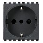 PRESA 2P+T 16A P30 GRIGIO - VIMAR 20209 product photo