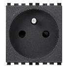 PRESA SICURY 2P+T 16A FRANCESE GRIGIO - VIMAR 20212 - VIMAR 20212 product photo