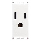 PRESA SICURY 2P+T 15A USA+SASO BIANCO - VIMAR 20242.B - VIMAR 20242.B product photo