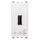 EIKON-UNITA'ALIMENTAZIONE USB 5V1,5A 1M BIANCO - VIMAR 20292.B - VIMAR 20292.B product photo