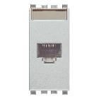 EIKON-PRESA RJ45 C5E NETSAFE UTP NEXT - VIMAR 20338.8.N - VIMAR 20338.8.N product photo
