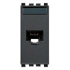 EIKON-PRESA RJ45 NETSAFE CAT5E UTP 110 GRIGIO - VIMAR 20339.4 - VIMAR 20339.4 product photo