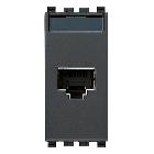 EIKON-PRESA RJ45 NETSAFE CAT5E FTP 110 GRIGIO - VIMAR 20339.5 product photo