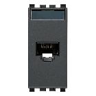 EIKON-PRESA RJ45 NETSAFE CAT6 UTP 110 GRIGIO - VIMAR 20339.6 - VIMAR 20339.6 product photo