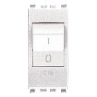 EIKON-INTERR.MT 1P+N C16 3KA BIANCO - VIMAR 20405.16.B - VIMAR 20405.16.B product photo