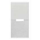 TASTO INTERCAMBIABILE 1 MODULO NEUTRO PER PULSANTI SEMPLICI NEXT - VIMAR 20531.N product photo