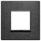 PLACCA 2M NERO TOTALE - VIMAR 21642.18 - VIMAR 21642.18 product photo