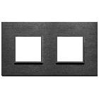 PLACCA 4M (2+2) INT71 NERO TOTALE - VIMAR 21643.18 - VIMAR 21643.18 product photo