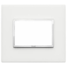 PLACCA EIKON EVO 3 MODULI CORIAN GLACIER ICE - VIMAR 21653.41 product photo