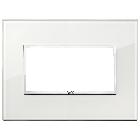 EIKON EVO-PLACCA 4M CRISTALLO BIANCO DIAMANTE - VIMAR 21654.70 - VIMAR 21654.70 product photo