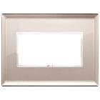 EIKON EVO-PLACCA 4M CRISTALLO SPECCHIO BRONZATO - VIMAR 21654.75 - VIMAR 21654.75 product photo