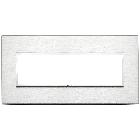 EIKON EVO-PLACCA 7M ALLUMINIO BRILLANTE - VIMAR 21657.01 - VIMAR 21657.01 product photo