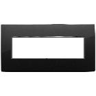 EIKON EVO-PLACCA 7M CRISTALLO NERO TOTALE DIAMANTE - VIMAR 21657.88 - VIMAR 21657.88 - VIMAR 21657.88 product photo