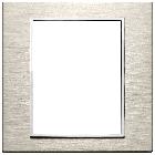 EIKON EVO-PLACCA 8M ALLUMINIO BRONZO CHIARO - VIMAR 21668.04 - VIMAR 21668.04 product photo