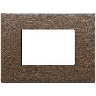 PLACCA 3M BRONZO SCURO SPAZZOLATO - VIMAR 22653.12 - VIMAR 22653.12 product photo