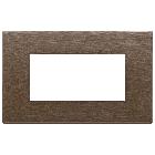 PLACCA 4M BRONZO SCURO SPAZZOLATO - VIMAR 22654.12 - VIMAR 22654.12 product photo