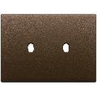 PLACCA 3MX2 VINTAGE BRONZO SCURO SPAZZ. - VIMAR 22673.2.12 - VIMAR 22673.2.12 product photo
