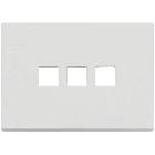 PLACCA 3MX3 FLAT BIANCO MATT - VIMAR 22683.3.01 - VIMAR 22683.3.01 product photo