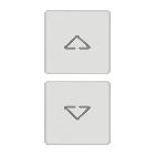 DUE TASTI FLAT SIMBOLI FRECCE BIANCO - VIMAR 22751.2.01 - VIMAR 22751.2.01 product photo