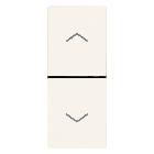 Due pulsanti interbl. NO+NO 10A bianco - VIMAR 30062.B - VIMAR 30062.B product photo