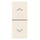 DUE PULSANTI INTERBLOCCANTE NO+NO 10A CANAPA - VIMAR 30062.C product photo