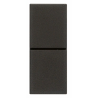 DUE PULSANTI INDIP. NO+NO 10A NERO - VIMAR 30066.G product photo