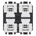 Comando domotico 4 pulsanti+attuatore 2M - VIMAR 30481 product photo