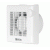 ASPIRATORE ELICOIDALE PUNTO MURO VETRO BIANCO  M 120/5' - VORTICE 11301 product photo Photo 06 2XS