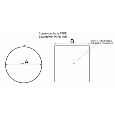 RACCORDO FLESSIBILE CERCHIO-CERCHIO PER VORT QBK HE SAL 315 E VORT QBK HE COMFORT 315 - VORTICE 0000025063 product photo Photo 02 3XL