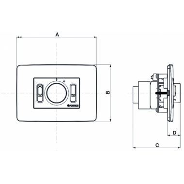 SCATOLA COMANDI INCASSO / PARETE X VENT SC503B - VORTICE 12801 product photo Photo 02 3XL