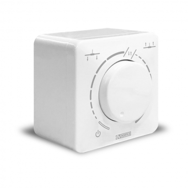 POTENZIOMETRO DA PARETE PER REGOLAZIONE VENTILATORI NORDIK - VORTICE 12829 product photo Photo 01 3XL