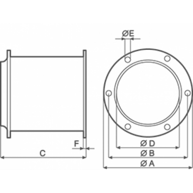 C-RA 15 RACCORDO DI ASPIRAZIONE - VORTICE 22826 product photo Photo 02 3XL